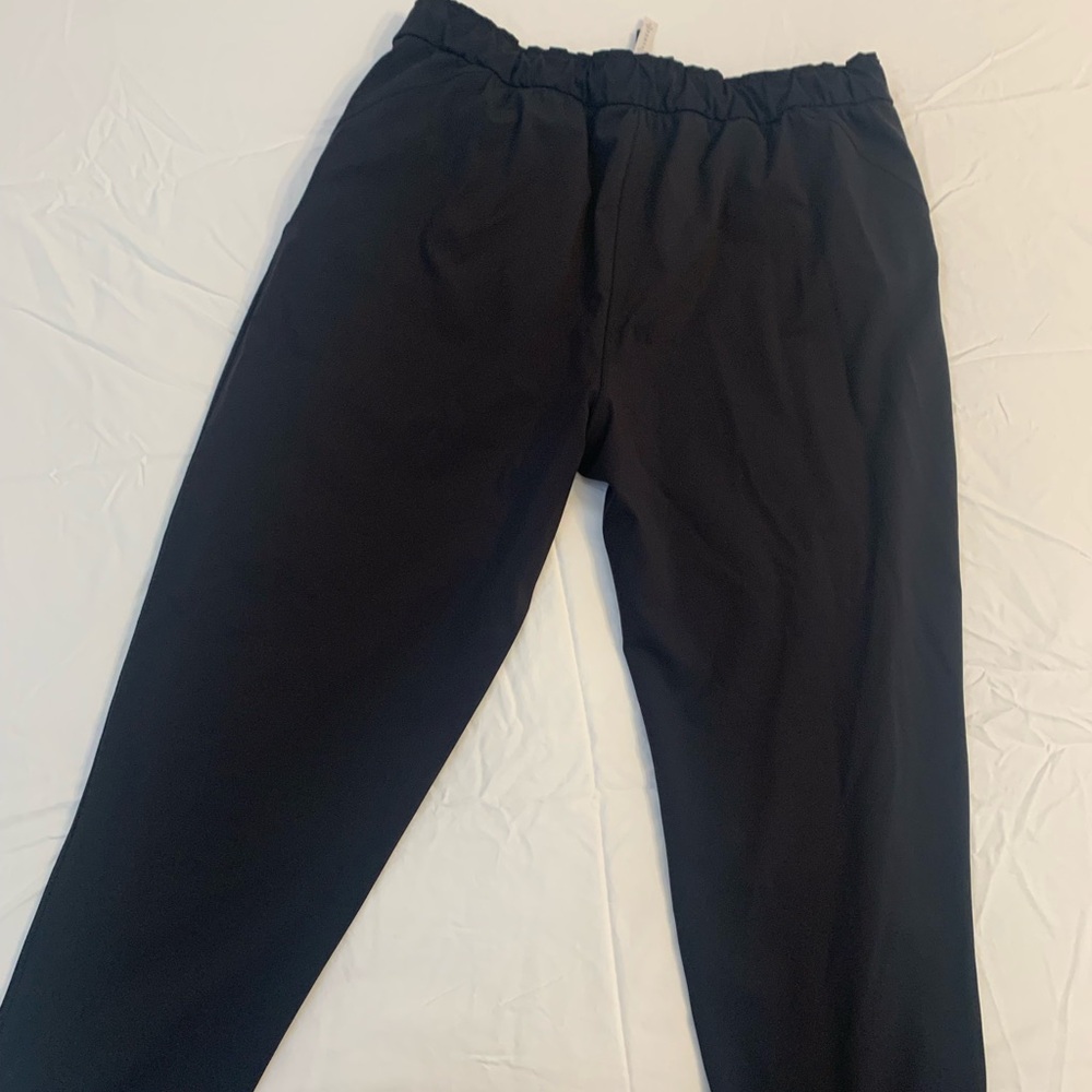 lululemon athletica Black Elastic-Waist Track Pants